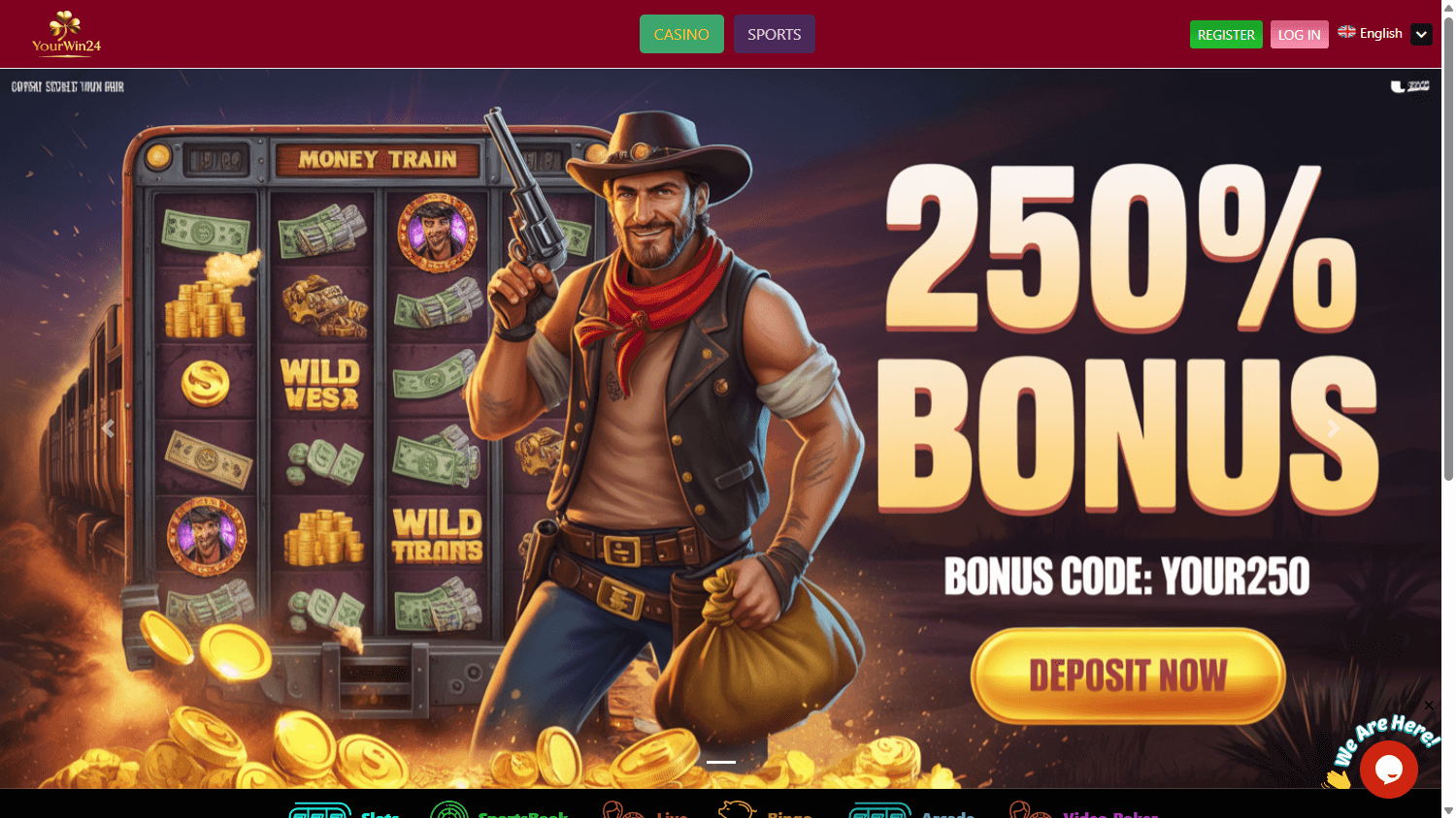 YourWin24 Casino Desktop screenshot